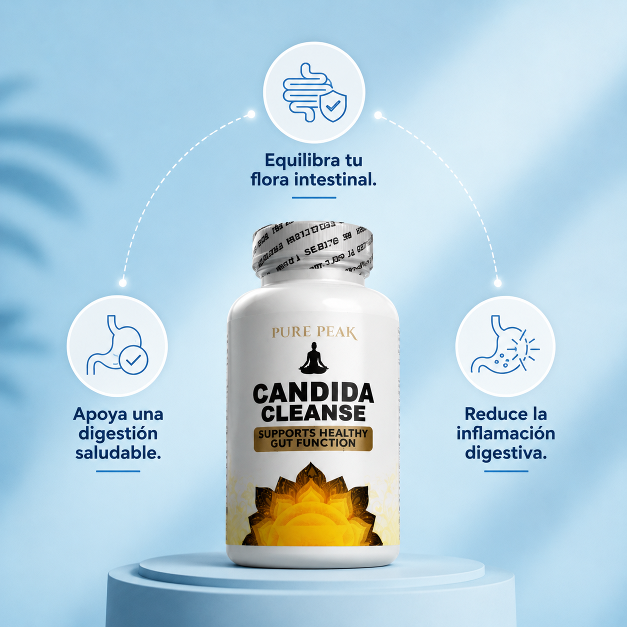 Candida Cleansen: Equilibra tu salud intestinal naturalmente.