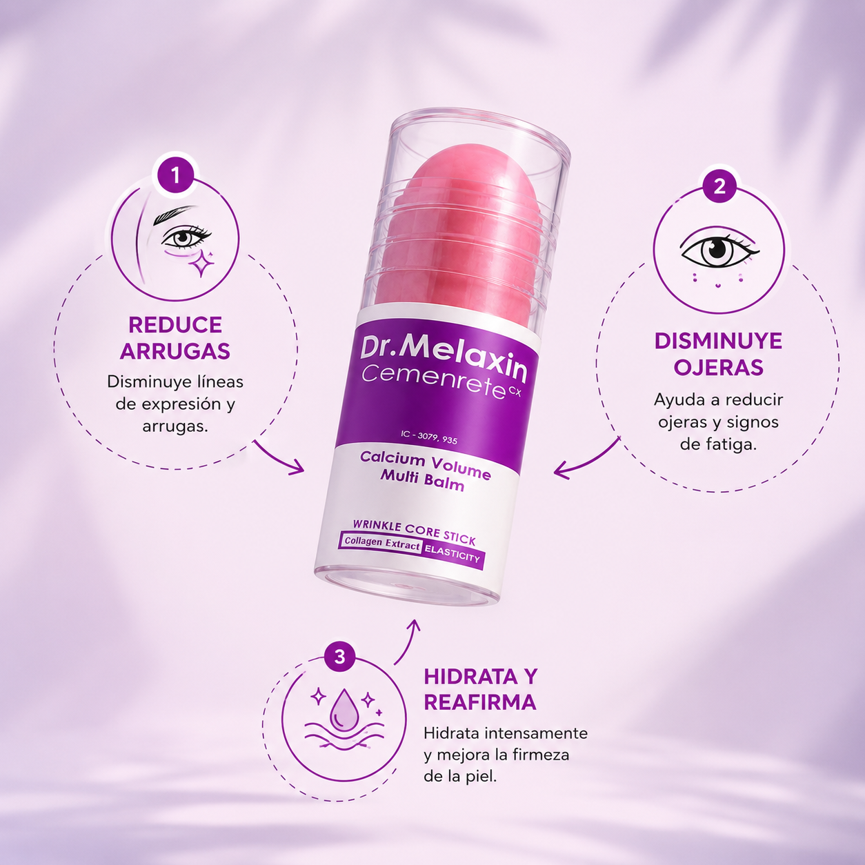 Dr. Melaxin: Reduce arrugas y reafirma el contorno ocular.